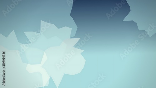 Abstract geometric background with layered polygonal shapes in blue tones