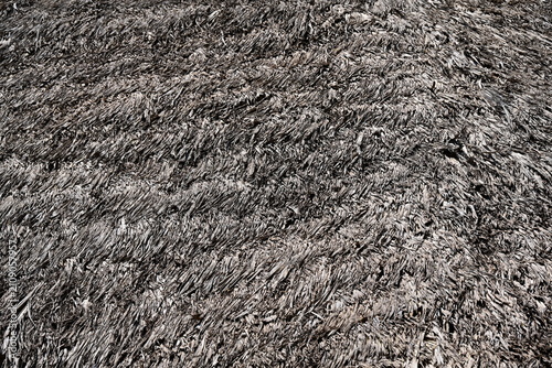 Fotografía traditional thatched roof made of straw and reeds, traditional thatched roof made of straw and reeds