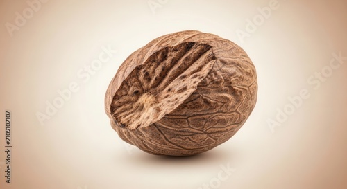 cracked walnut shell