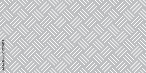 seamless grid metallic structure pattern square overlap black and gray gradient decoration wallpaper. stripes wall element maze textile paper triangle background.