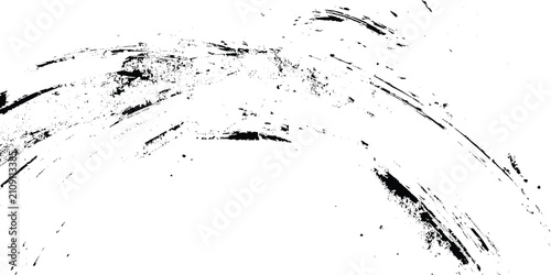 Black and white old stained and empty smooth scratched grunge texture with sketch lines
