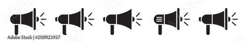 Fotografie Megaphone icon