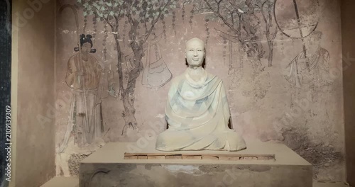 Replica of Cave 17, Mogao Grottoes, Dunhuang