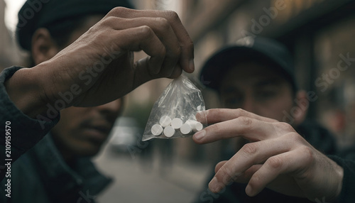 Illegal Drug Exchange in Urban Setting