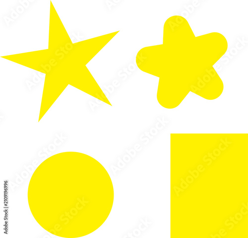 Yellow Round Sticker