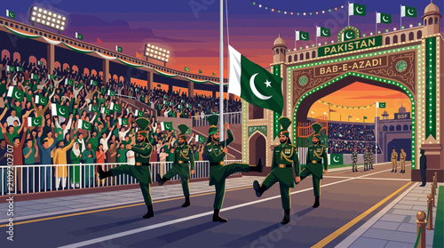 Pakistan Independence Day Parade Celebration
