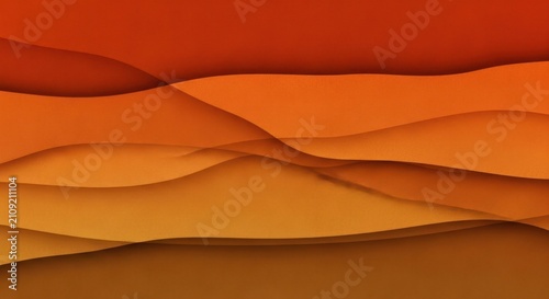 Abstract Wavy Gradient Background in Warm Earth Tones.