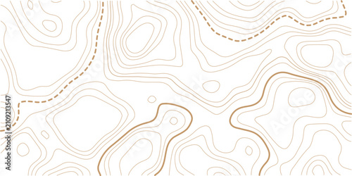 Topographic map background geographic line map with elevation assignments. Modern design with White background with topographic wavy pattern design.