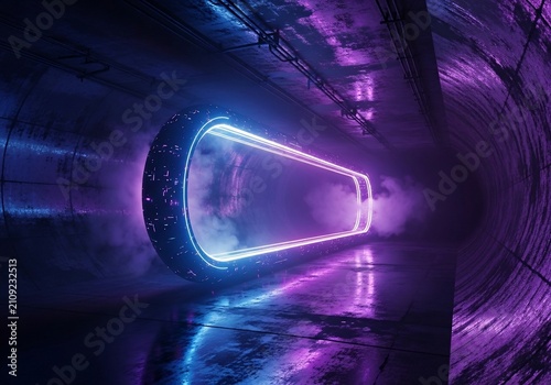 Neon Portal's Echo in the Haze