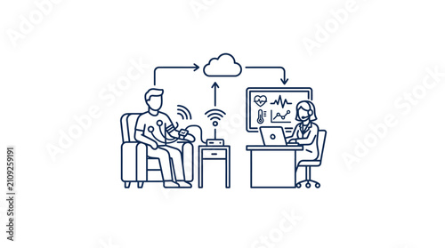 Remote patient health monitoring and telemedicine system