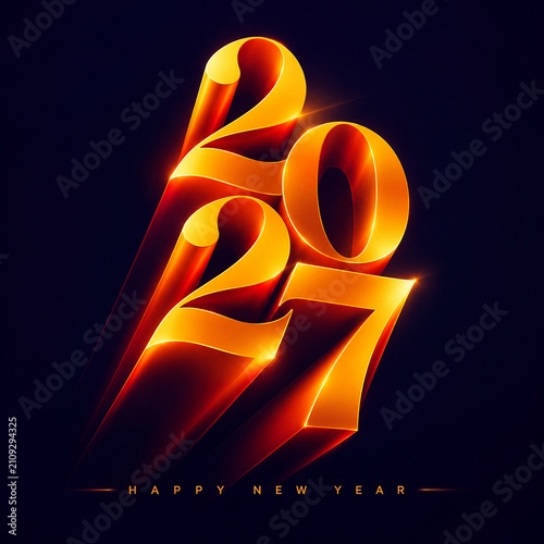 2027 3D Design Image Christmas 