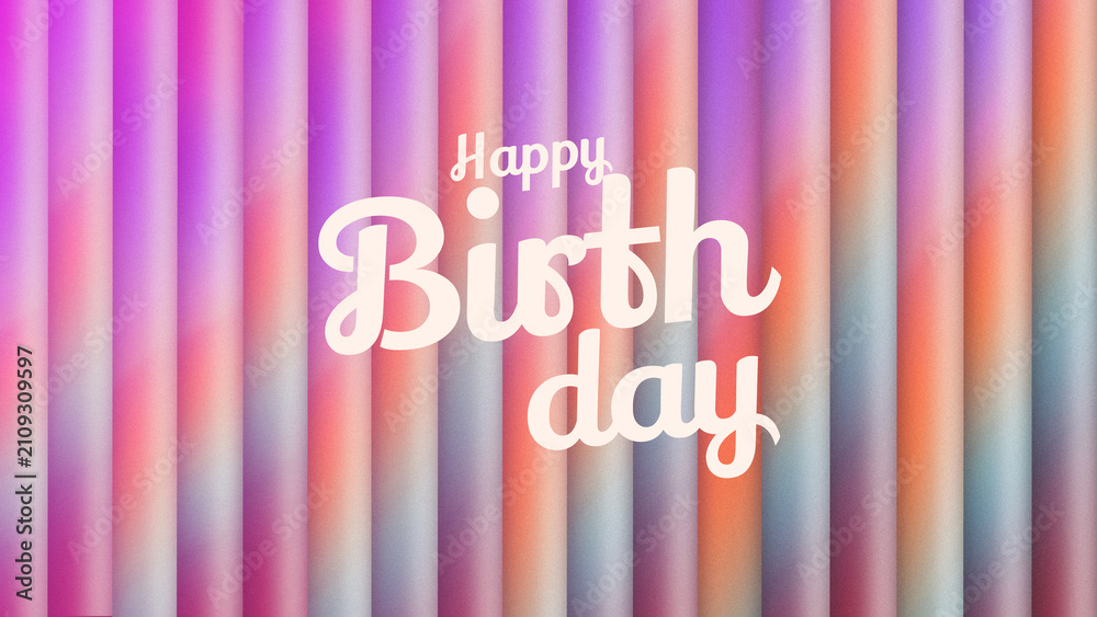 Fototapeta premium Happy birthday party celebration with colorful decor and joyful atmosphere
