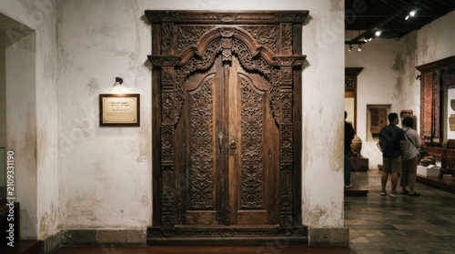 old door in a church