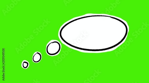 Animated Thought Bubble Cartoon Icon