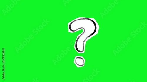 Animated Question Mark Icon Reveal