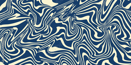 abstract seamless pattern. gouache painting. paint brush strokes, exotic wavy lines. 80s style