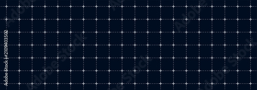 Konstfotografi Darl blue dashed cross grid background