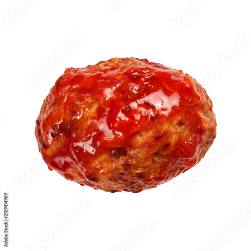 Glazed meatball, small resolution assets stocks