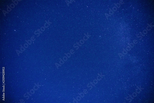 Photos A starry night sky over central Mongolia, showcasing a vast expanse of deep blue with countless stars and a faint Milky Way