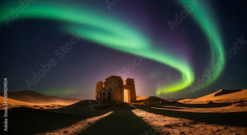 Temple Under Aurora. (13)