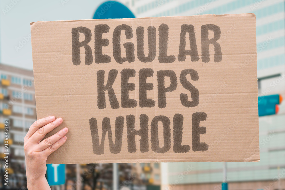 Konstfotografi "Regular Keeps Whole" Consistent contact prevents fragmentation
