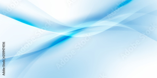 Abstract blue wave background, modern design, vector illustration.
