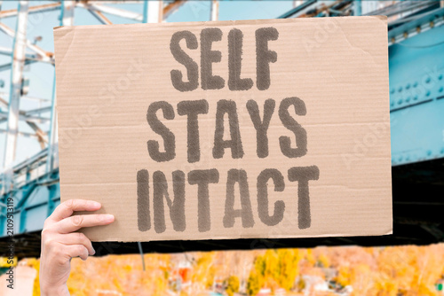 Canvas Print "Self Stays Intact" True connection preserves identity