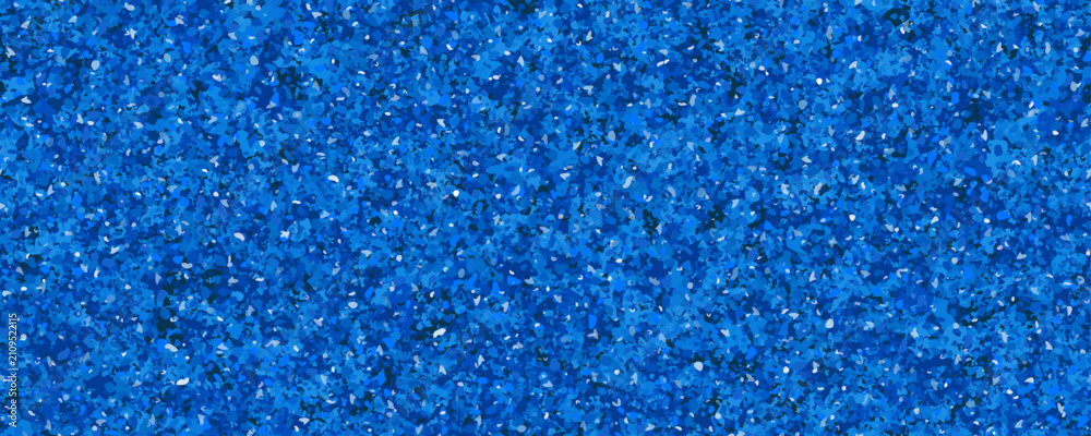 Obraz premium Rubber flooring surface as a seamless bg for padel tennis or pickleball court. Blue texture with quartz sand pattern. Abstract sport field fon. Vector illustration