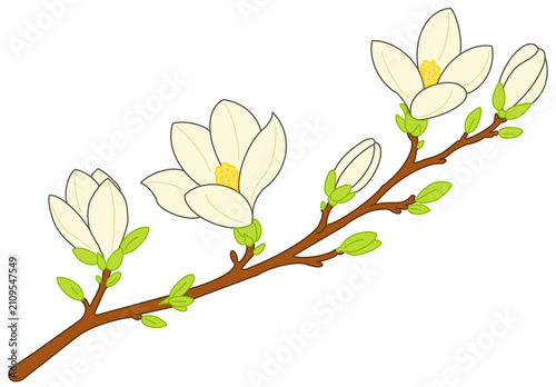 spring tree with flowers