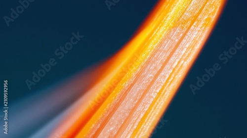Abstract burst of glowing amber light streaks against a deep navy background, a contemplative and nostalgic composition for cover art or card design