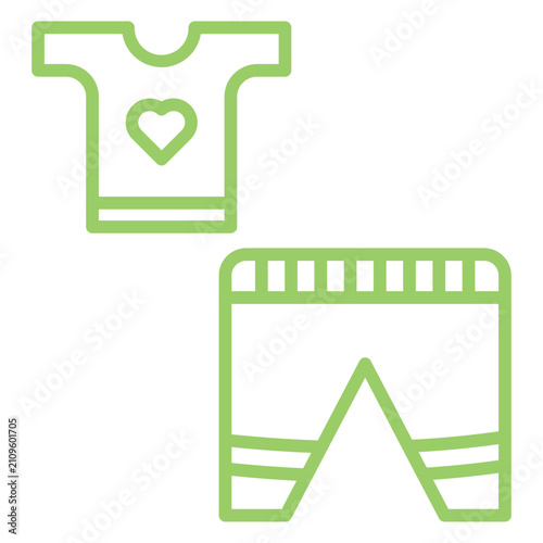 Tableau sur toile Baby Shorts Icon Style