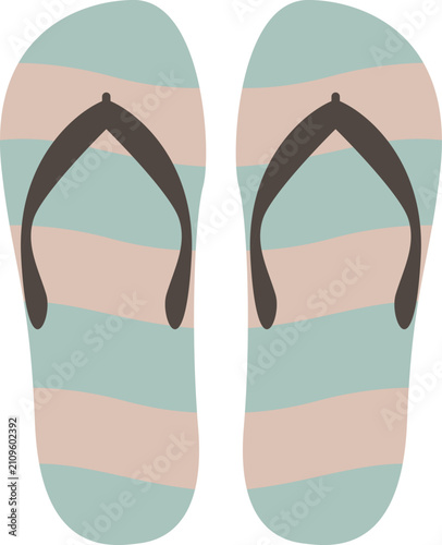 flip flops vector illustration
