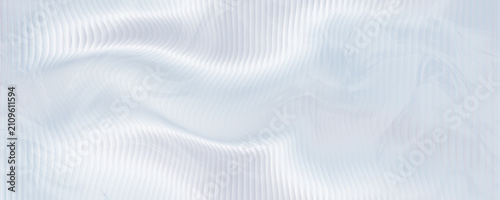 Bild auf Leinwand Soft glass ripple gradient in icy pale blue and lavender hues