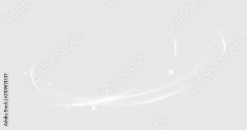 Glowing White Spiral Speed Lines Abstract Circular Light Effect with Shiny Rotating Rings and Futuristic Energy Vortex