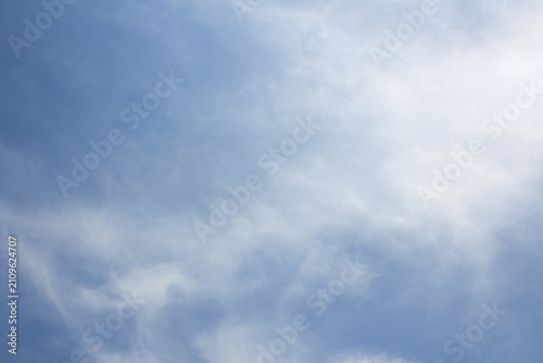 Photography It is a sky with feathery clouds.