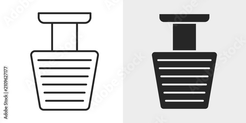 Accelerator Icon represents startup acceleration, innovation, and business growth with an editable outline vector illustration.