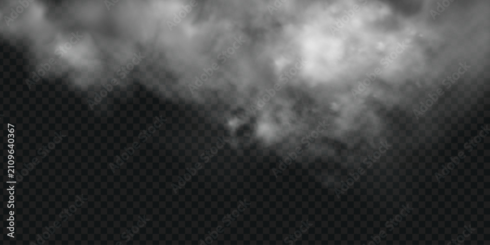 Obraz premium Dark smoky cloud texture with moody fog and hazy noir atmosphere.