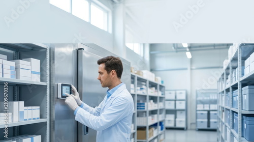 Warehouse storage for medical supplies and temperature-controlled pharmaceuticals