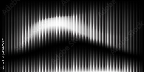 Abstract Luxury Black and Gold Background with Wavy Lines