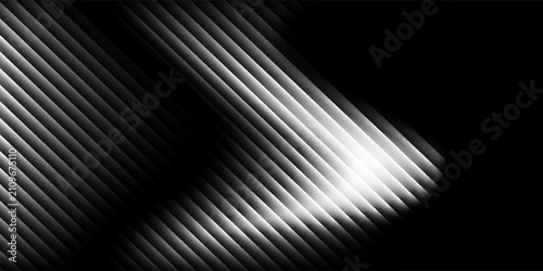 Abstract Luxury Black and Gold Background with Wavy Lines