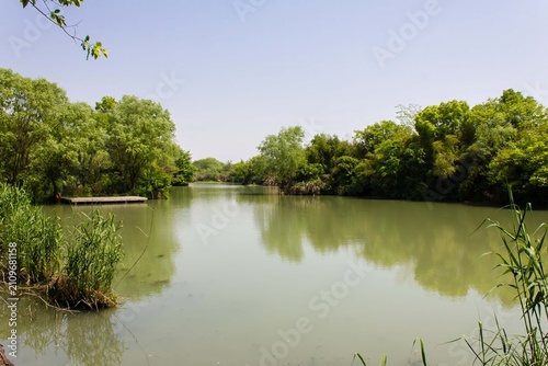 The scenery of Xixi Wetland in Hangzhou, China