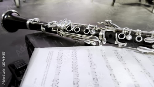 Music Instrument Clarinet with Music Note in Switzerland.