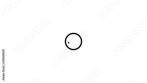 Secure Password Login Interface with Cursor Click on White Background. 4K Retro Motion Graphic Loop