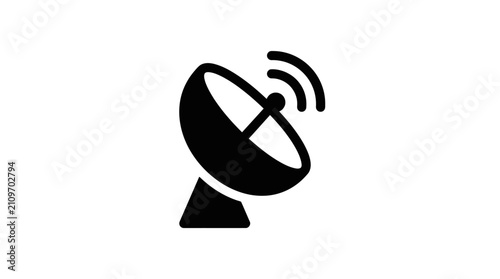 Satellite Dish Antenna Icon