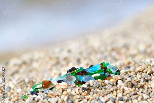 Foto 砂浜のシーグラス