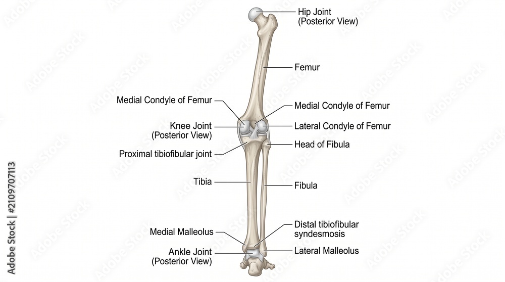 Obraz premium Human spine anatomy diagram with labels spinal column vertebral column