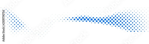 Abstract blue dots and lines background, blue dots pattern, Abstract organic halftone dot wave background