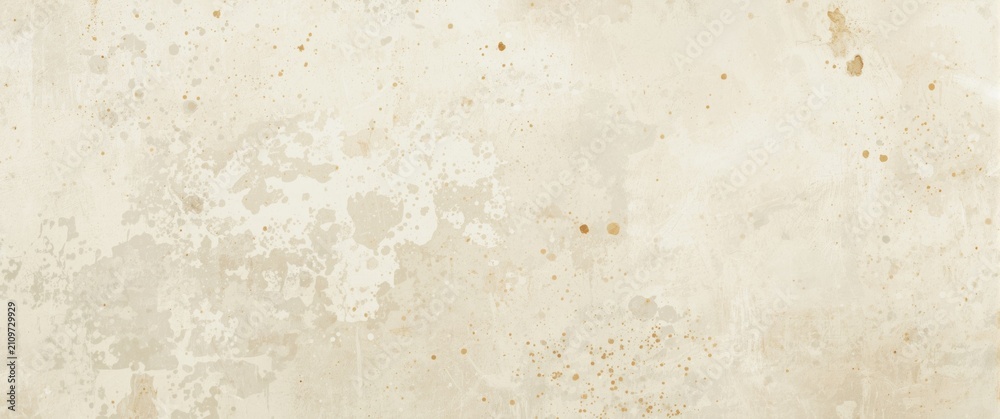 Fototapeta premium Textured Beige Wall Background with Subtle Stains and Marks