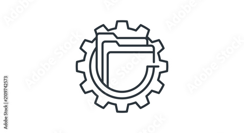 File Folder Gear Icon
