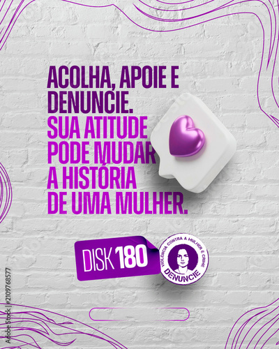Template Agosto Lilás Luta Pelo Fim Da Violência Feminina Social Media